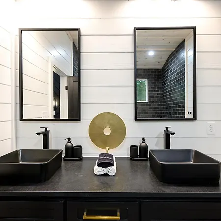 Two Knights Luxury Cabin Broken Bow Extérieur photo