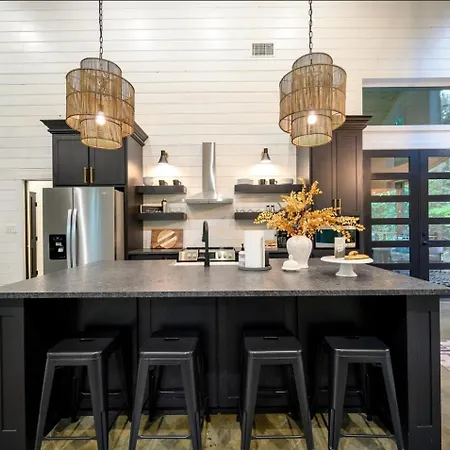 Two Knights Luxury Cabin Broken Bow Extérieur photo